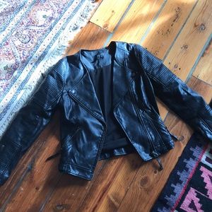 Topshop Faux Leather Jacket